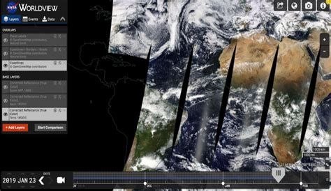 衛星圖查詢|NASA Worldview